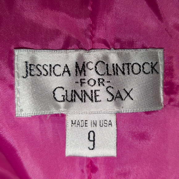 Gunne Sax Pink 🩷 Dress Sz 9 - Picture 5 of 7